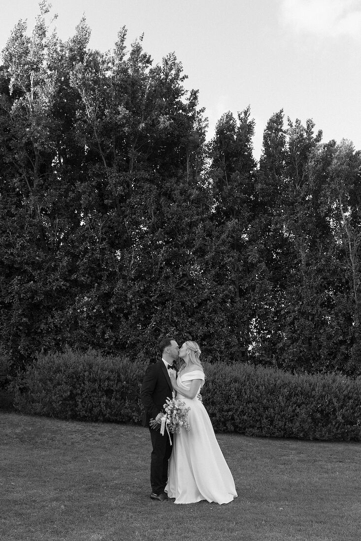 Brandon and Maurilize at The Rose Barn