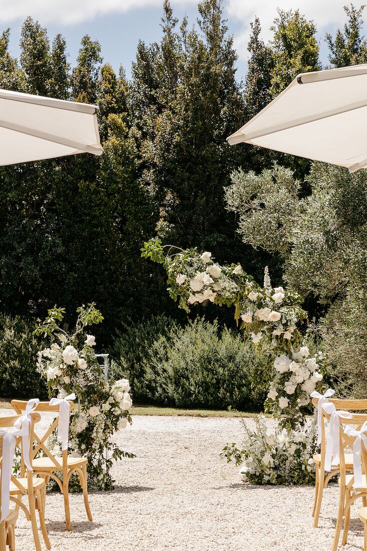 The lawn at The Rose Barn