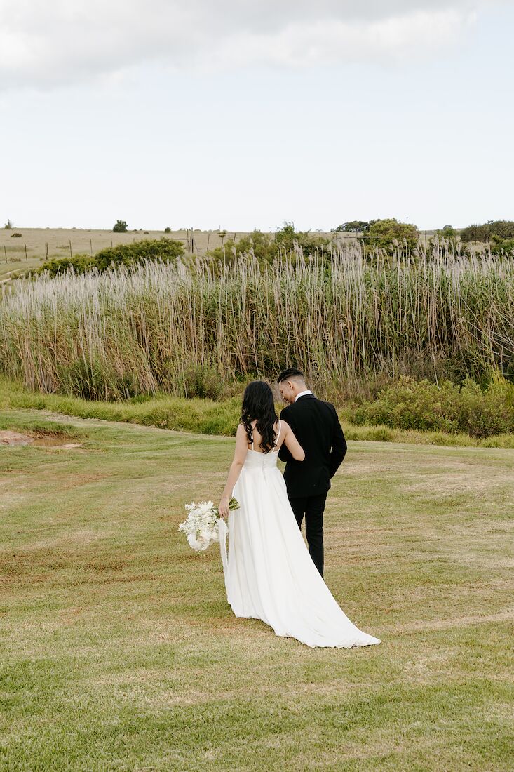 Justin and Andrea at The Rose Barn