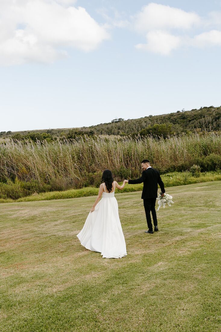 Justin and Andrea at The Rose Barn