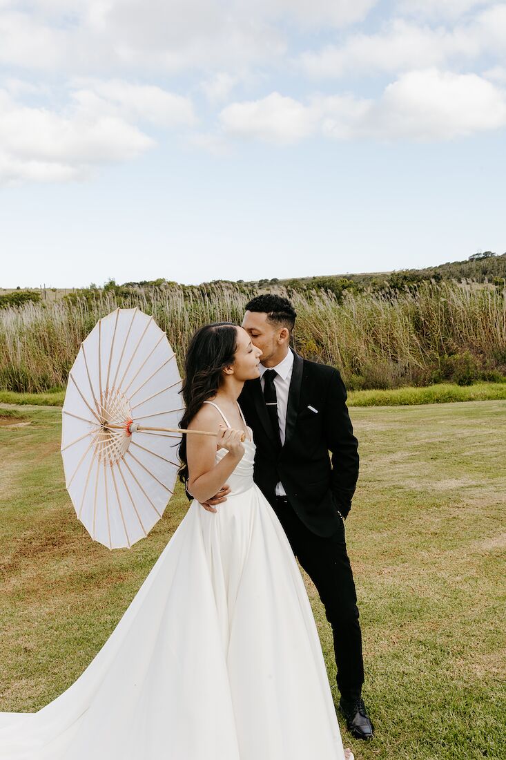 Justin and Andrea at The Rose Barn