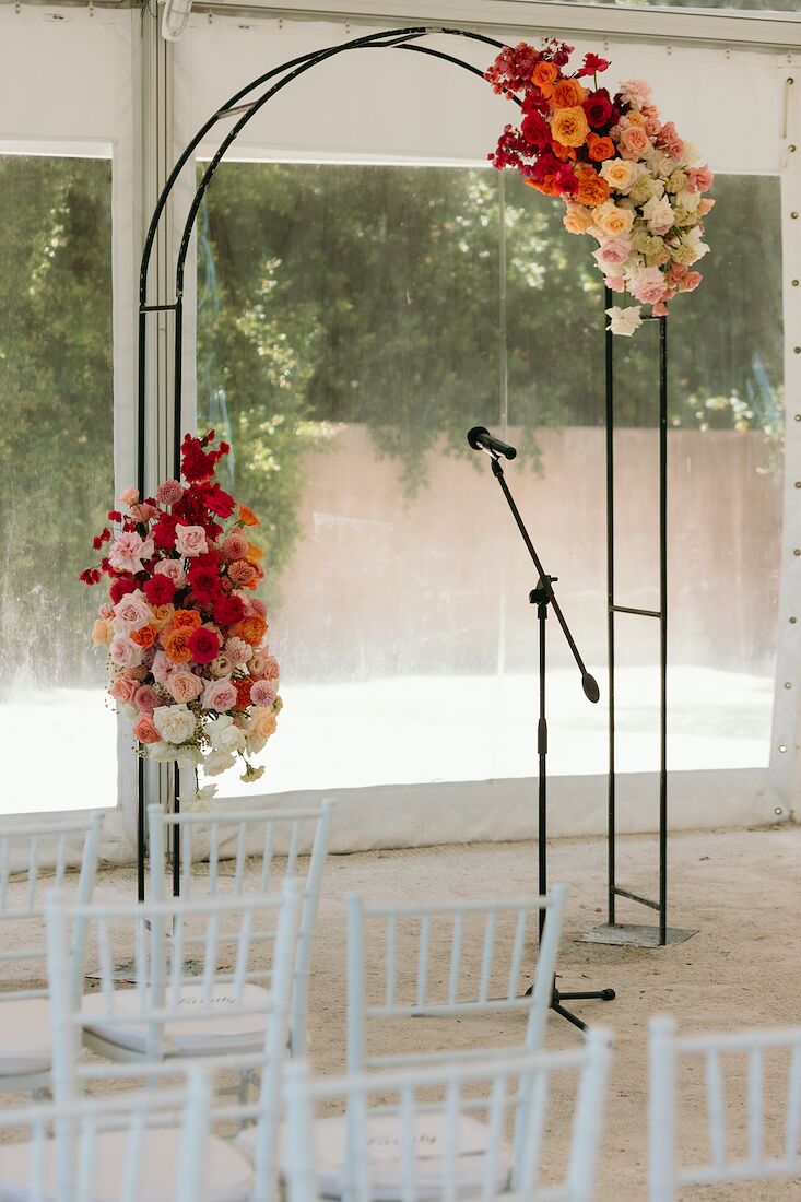 Matt and Oriel at The Rose Barn