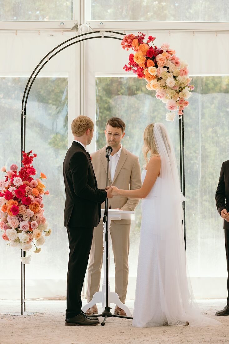 Matt and Oriel at The Rose Barn